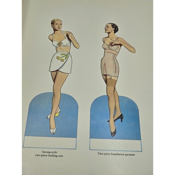 Great Fashion Designs of the Forties Paper Dolls By Tom Tierney New UNCUT - Picture 2 of 11